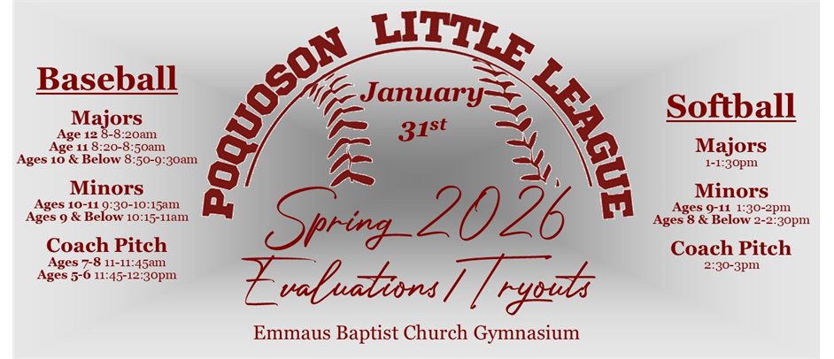 Spring 2026 Tryout/Evaluations